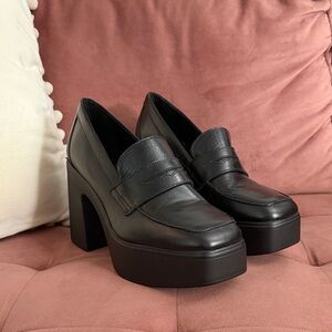 SOLD Free People Black Platform Loafers